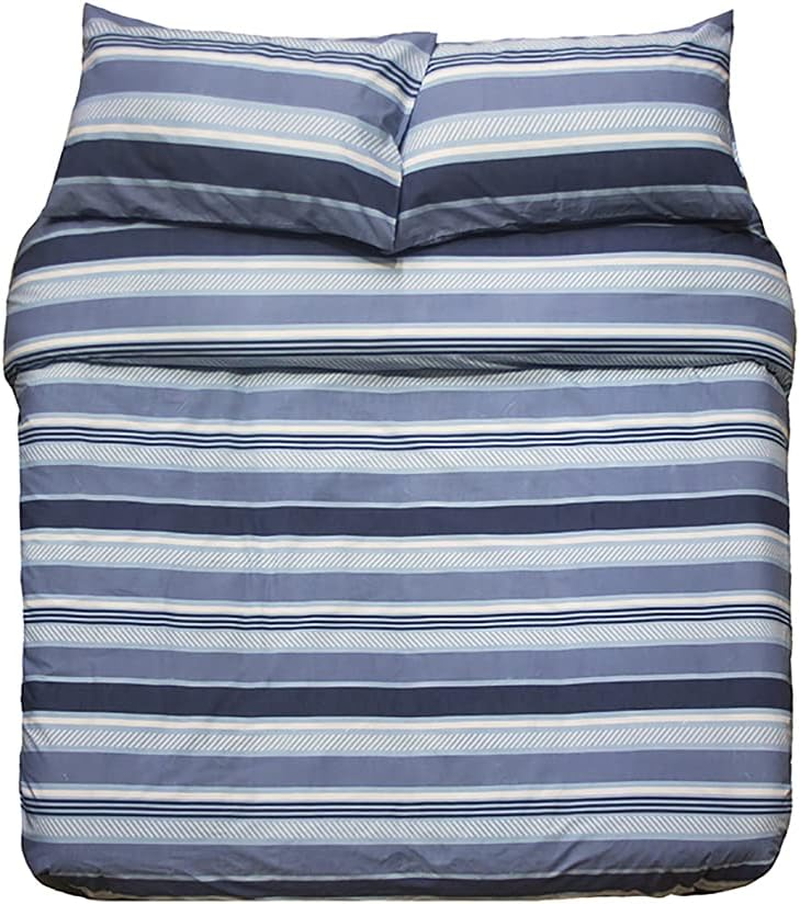 Bambury Indiana Quilt Cover Set, King Bed, Blue image number 2
