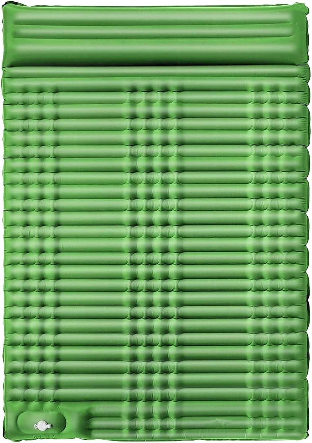 Sleeping Pad for Camping, 6" Extra-Thick Reinforced Camping Sleeping Pad with Pillows & Built-In Foot Pump, Ultralight Self Inflating Air Mattress Mat for Tent Hiking Essentials Gear image number 1