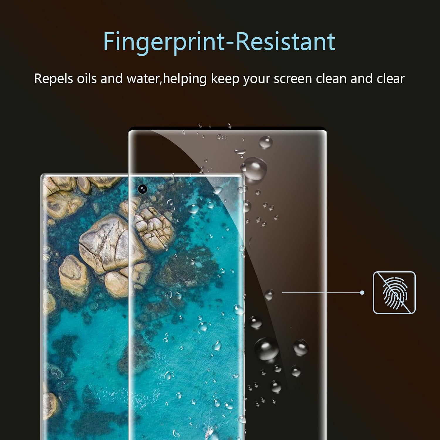 Hendlent [2+2 Pack] Galaxy S23 Ultra Screen Protector, 9H Tempered Glass, Ultrasonic Fingerprint Support, 3D Curved, HD Clear Scratch Resistant for Samsung Galaxy S23 Ultra 5G Glass Screen Protector - S23Ultra-Hd- image number 4