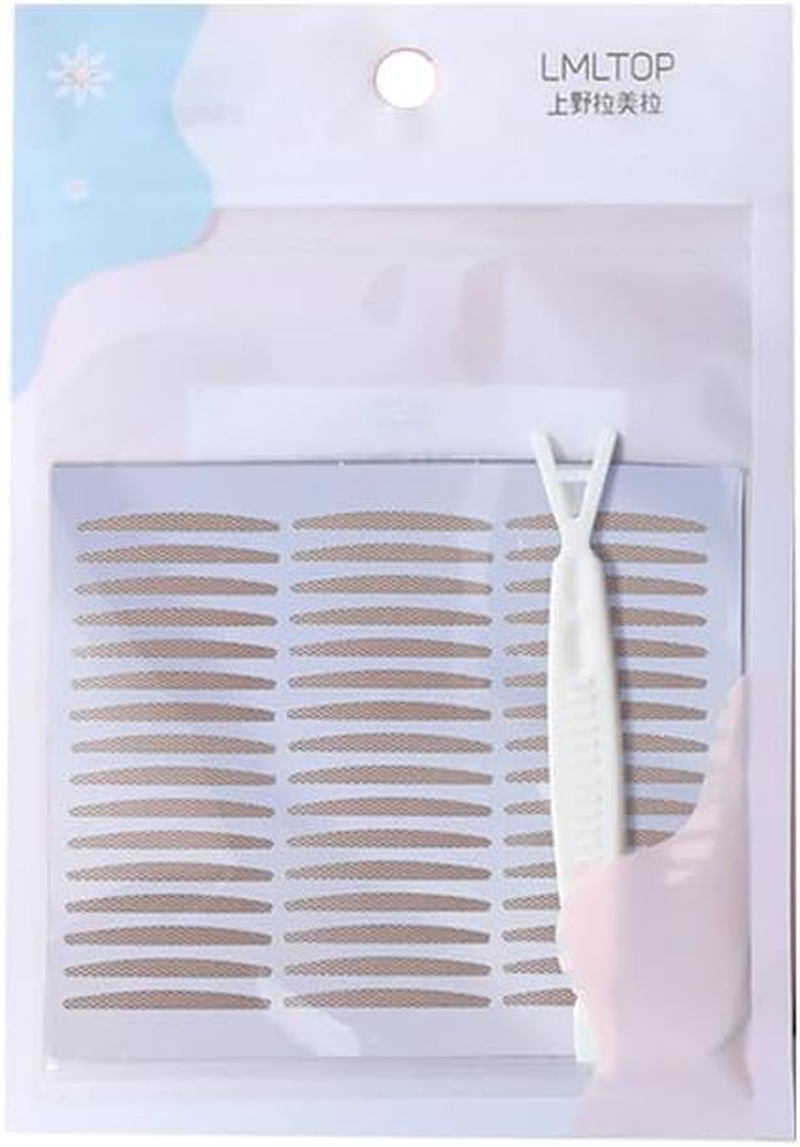 Invisible Eyelid Lifting Tape Stickers, 120Pcs Set, Natural-Look Eye Lift Strips with Application Tool, Waterproof & Hypoallergenic for Enhanced Eye Shape & Size, Clear Adhesive image number 6