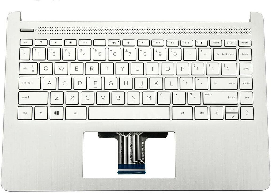 Replacement for 14T-DQ 14S-Fq 14-DQ 14S-Dr Laptop Upper Case Palmrest Backlit Keyboard Assembly Part L88206-001 Sliver image number 6