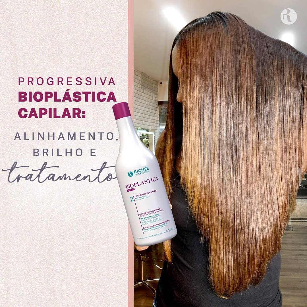 Rich&atilde;&fnof;&copy;E Professional Biopl&atilde;&fnof;&iexcl;Stica Capilar 2X 1000 Ml without Damages to the Hair Fiber | Hair Alignment, 33.8 Fl.Oz. image number 6