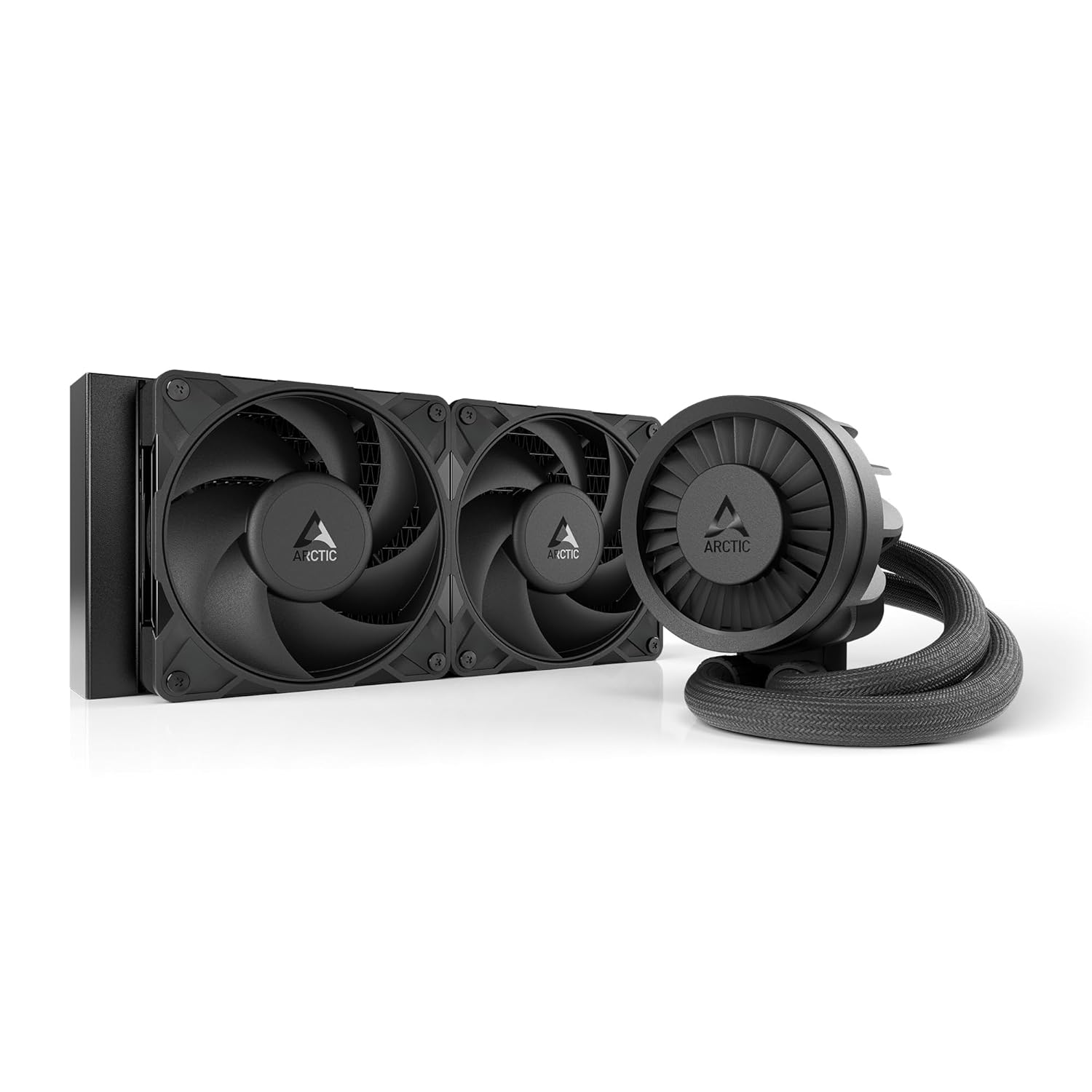 ARCTIC Liquid Freezer III Pro 240-240 Mm AIO CPU Cooler, Water Cooling, 38 Mm Radiator, PWM Pump, VRM Fan, AMD AM5/AM4, Intel LGA1851/1700 Contact Frame - Black image number 1