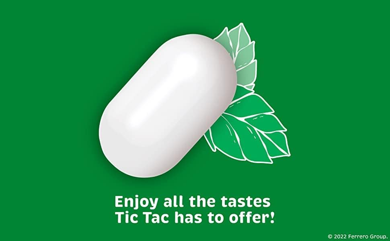 Tic Tac Mini Mints, Gift Box, Multipack with Mint, Spearmint, Orange and Passion Fruit, 62 Packs (3.4G Each) image number 2