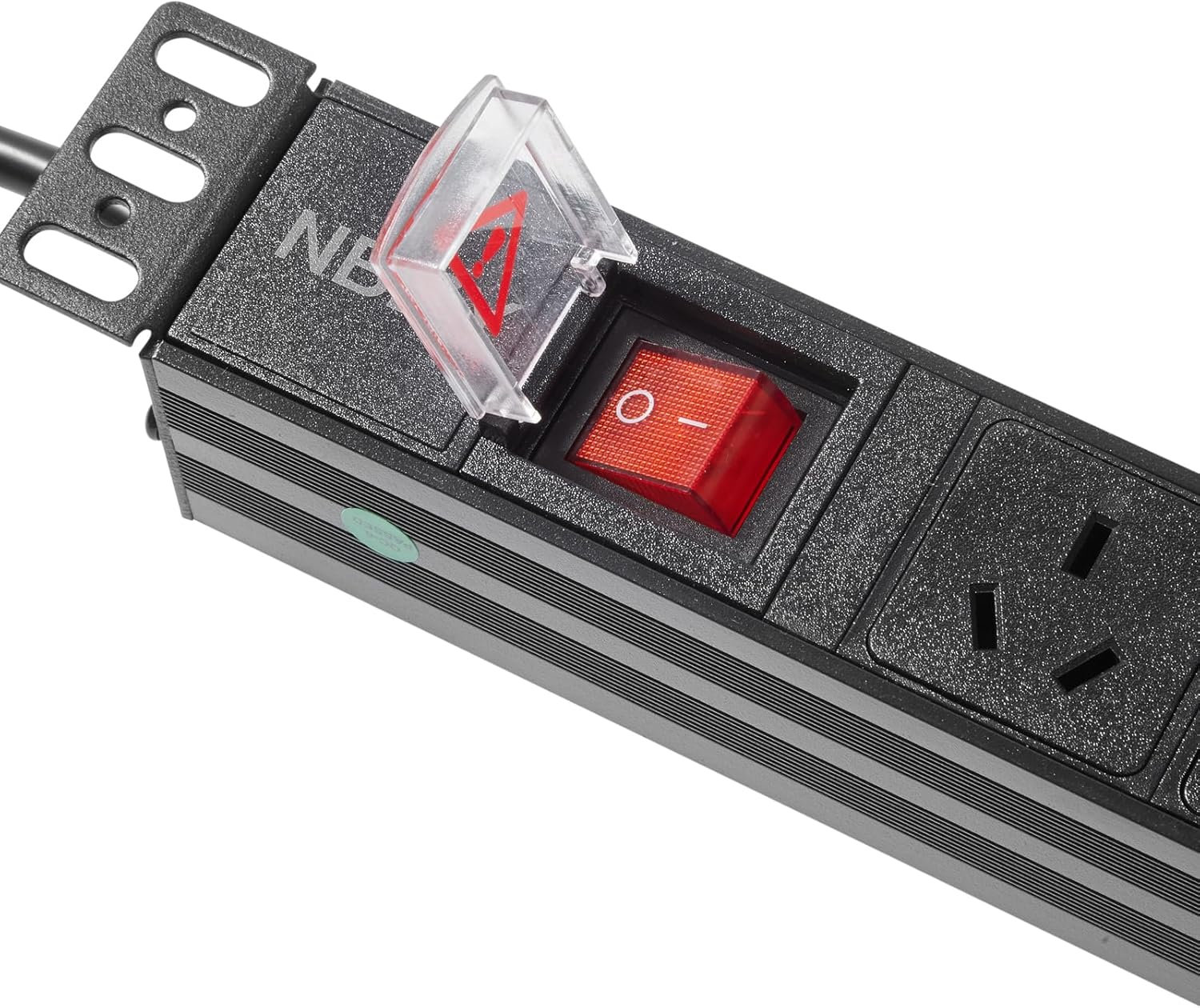 19" 1U Rack Mount PDU Power Strips 8 Way 10A 6 FT Wall Mount Outlet Power Strip Heavy Duty, Power Distribution Unit for Cabinet image number 4