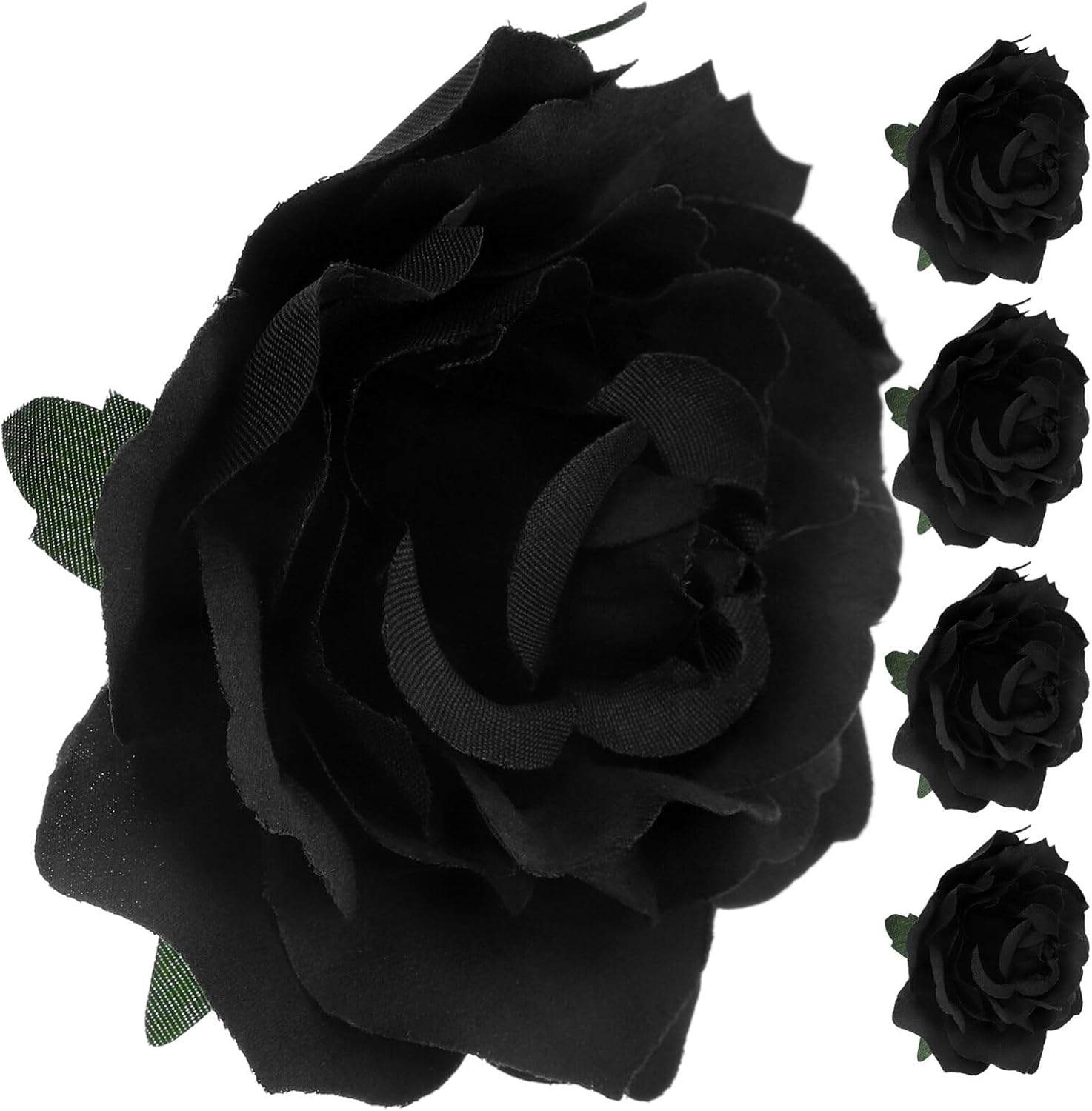 Luxshiny 5Pcs Rose Corsage Flower Brooch Clips for Bridal Hair Accessories Elegant Lifelike Floral for Weddings Parties and Special Occasions