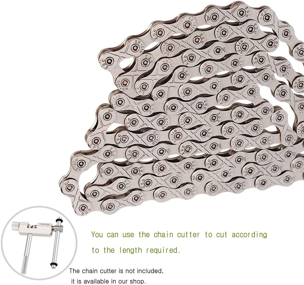 PLATT Bike Chains 1-Speed 6/7/8-Speed 9-Speed 10-Speed 11-Speed 114-Links/116-Links