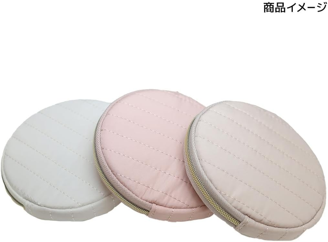 Marimo Craft Miffy My Favorite Ribbon Circle Pouch, Pink, Approx. &Phi;3.9 X D 0.6 Inches (100 X 15 Mm), DBM-2819 image number 3