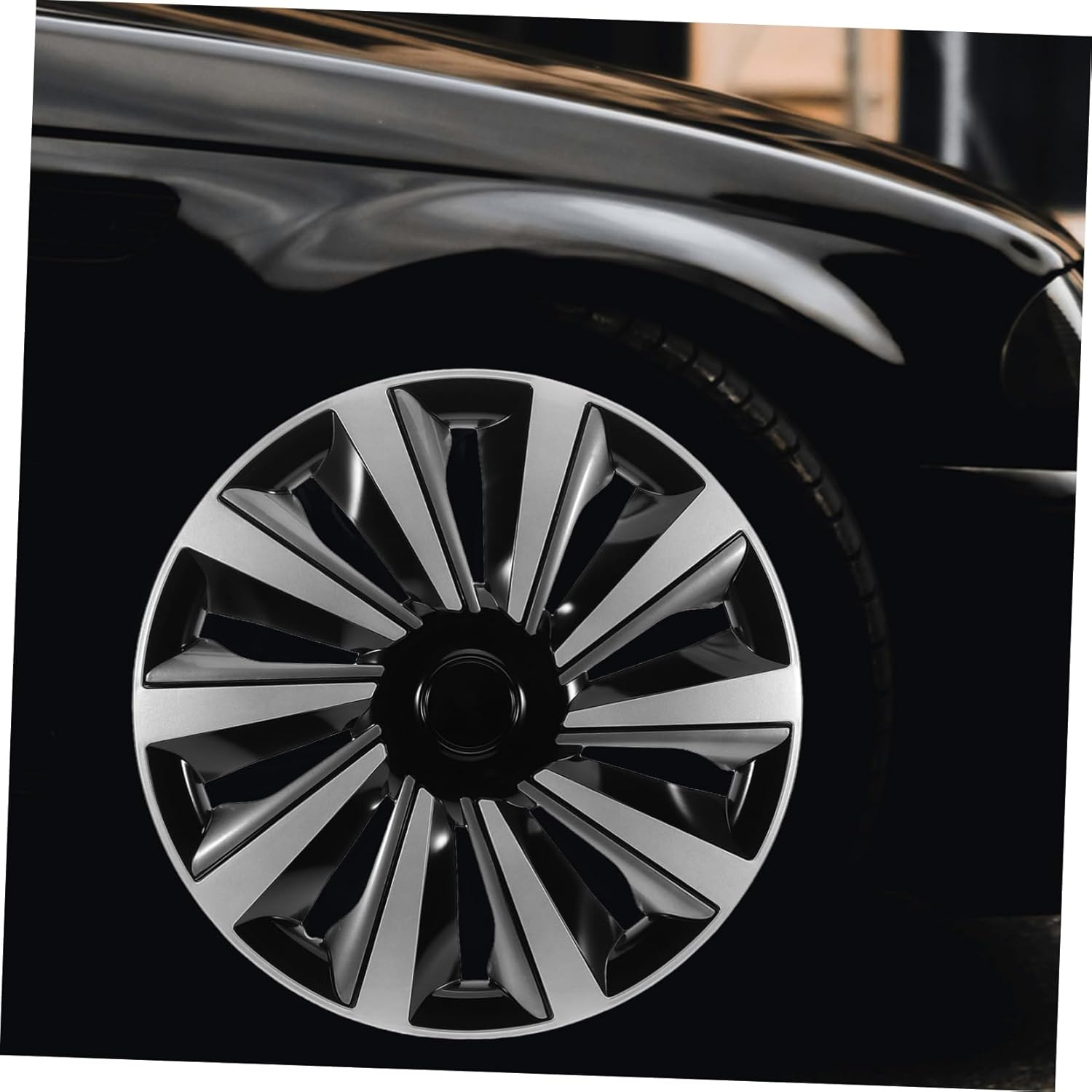 ELAYARD Hubcaps Car Wheel Hub Cap Covers Steel Rim Decorative Wheel Hubcap Protector for Center Hub Maintenance image number 5