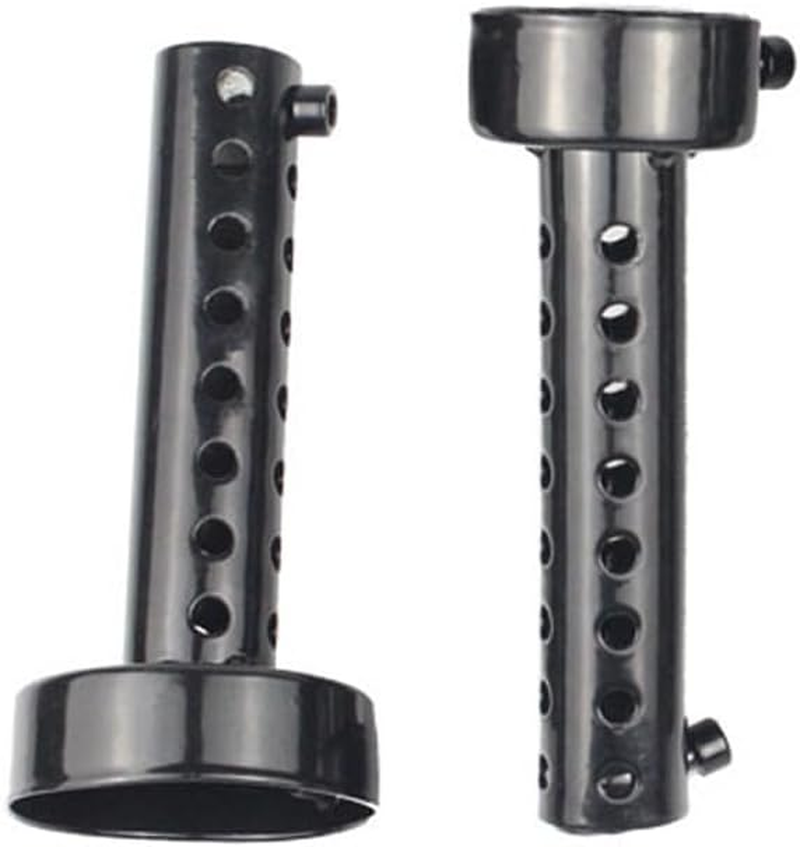 60Mm Black Motorcycle Exhaust Can Muffler Pipe Baffle DB Killer Universal Silencer 60Mm