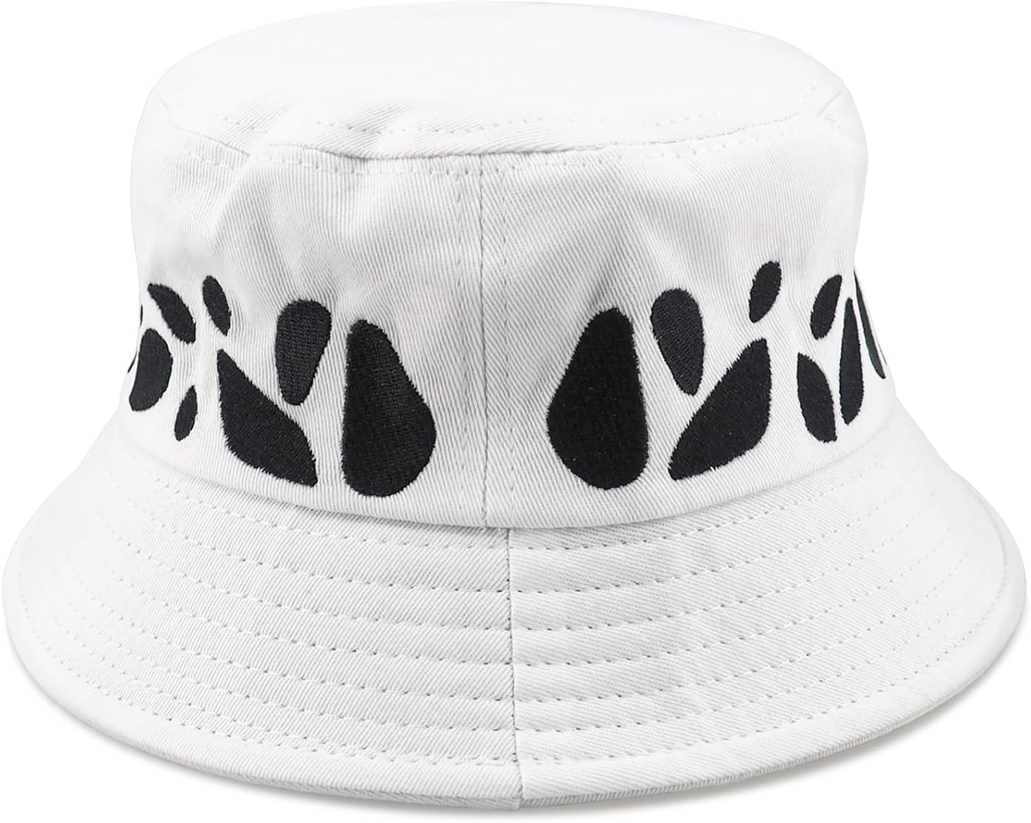 Novel Style Bucket Cosplay Hats Inspired for Men Women Fishing Hat and Summer Protection Hat | 360 Degree Outdoor Beach | UV Protection | White, White, One Size image number 2