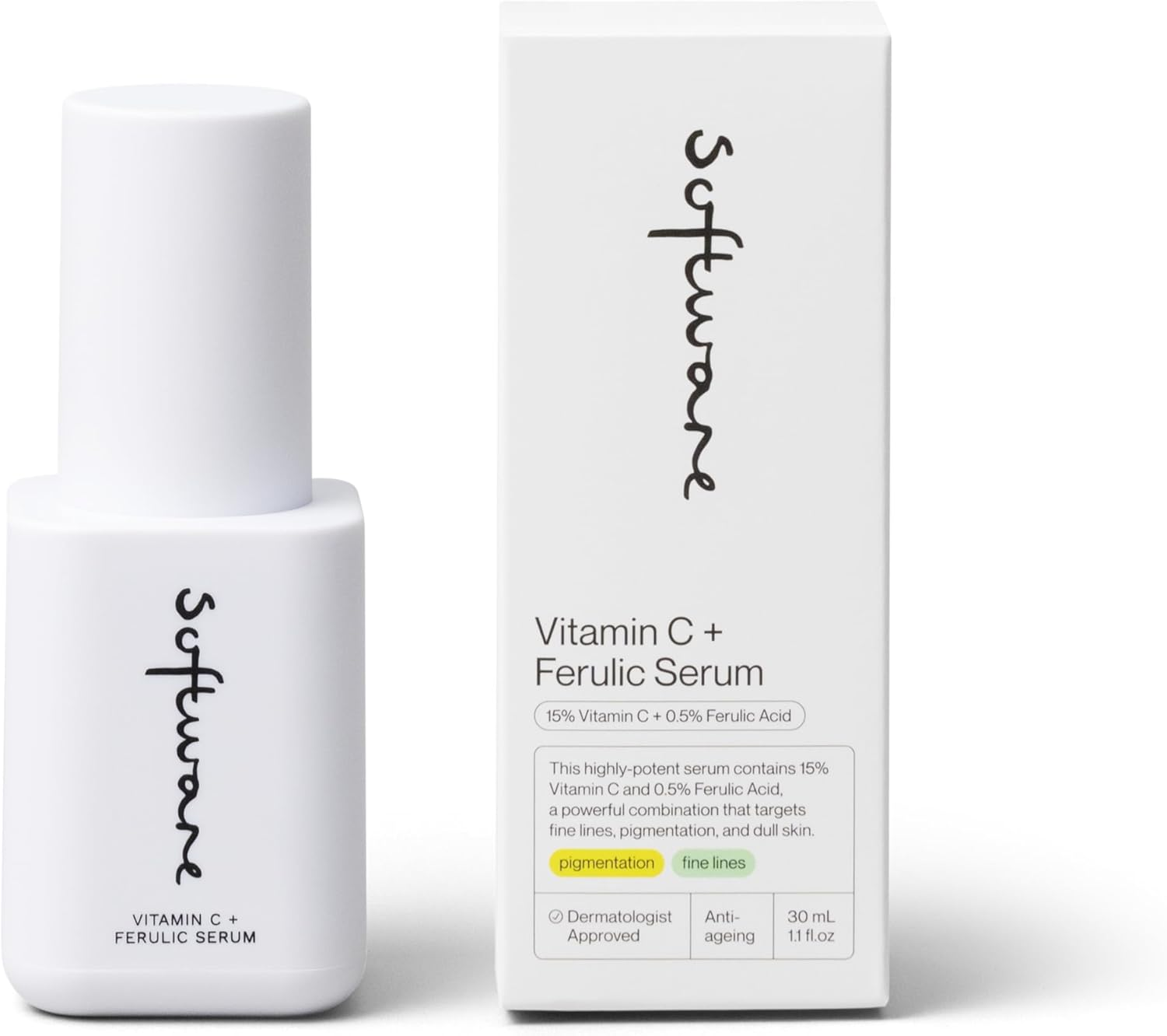 Vitamin C + Ferulic Serum 30Ml | High-Potency Brightening Serum for Dullness, Fine Lines, and Pigmentation | Brightness Booster Combined with Vitamin C & Ferulic Serum image number 4