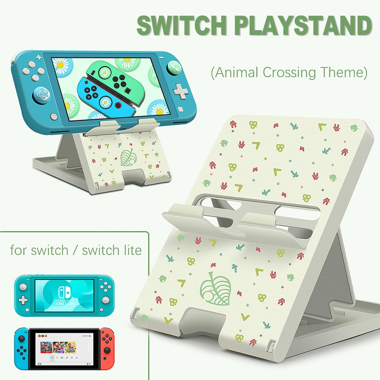 IONPSHG Switch Stand for Nintendo Adjustable Foldable Portable Stand Compatible with Switch OLED Switch Lite and Steam Deck Anti-Slip Gaming Accessories with 4 Height Settings image number 4