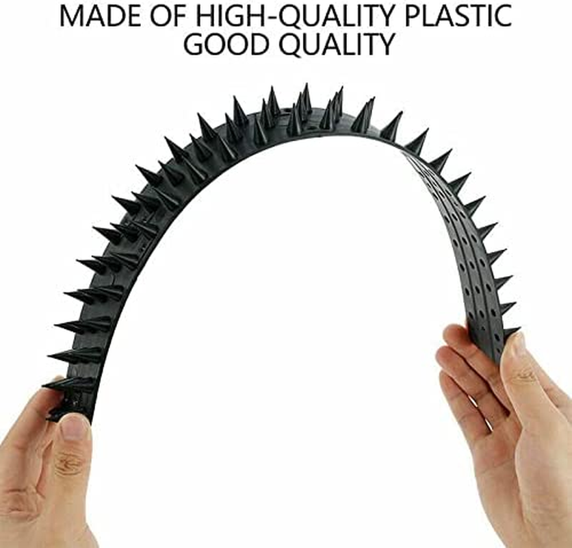 12Pc Bird Spikes Human Cat Possum Mouse Pest Control Spiked Fence Wall image number 6
