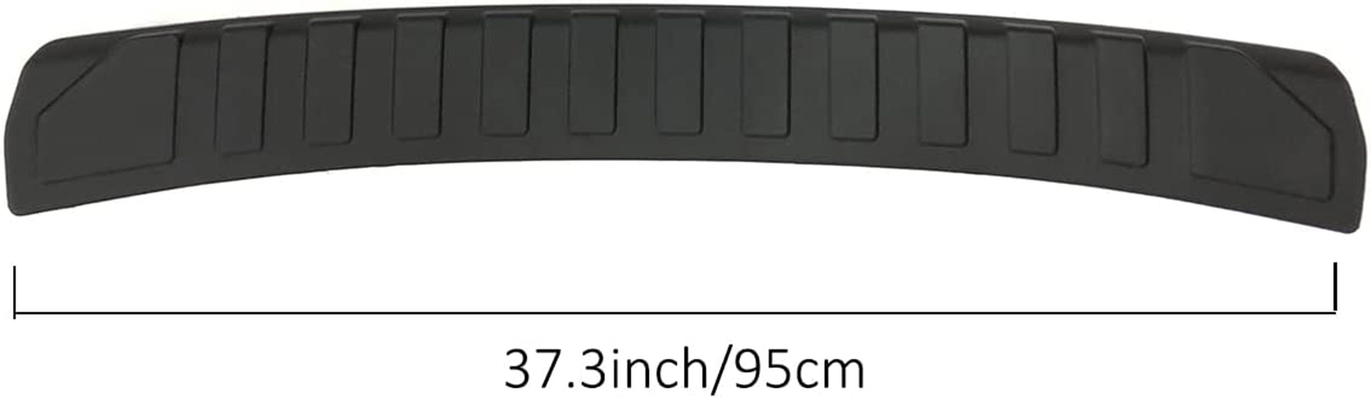 Tybock Rear Bumper Protector Guard Accessory Trim Cover Scratch Resistant Trunk Door Entry Guards Compatible with Subaru XV Crosstrek 2012 2013 2014 2015 2016 2017 image number 5