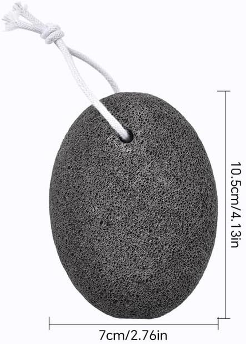 KADS Pumice Stone-Natural Earth Lava Black - Callus/Corn Remover for Feet Heels and Palm - Pedicure Exfoliation Tool - Dry Dead Skin Scrubber - Health Foot Care image number 4