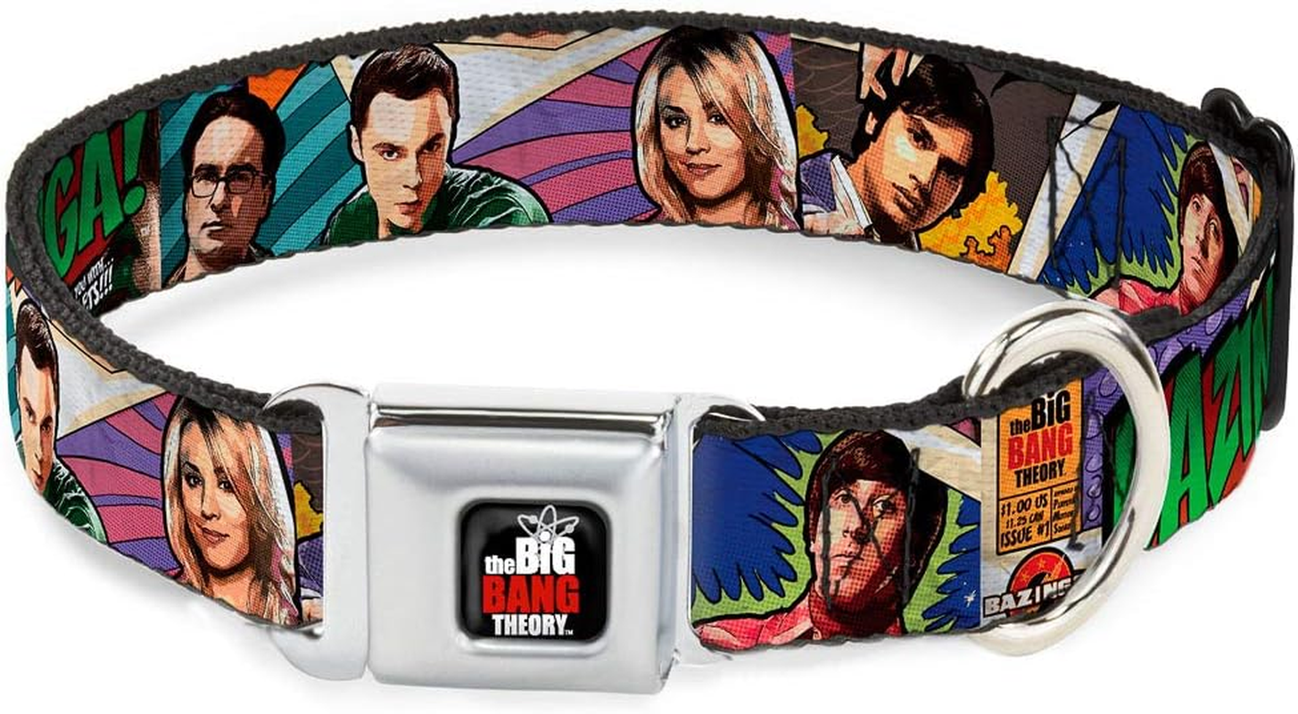 Buckle-Down Seatbelt Buckle Dog Collar - the Big Bang Theory Comic Strip - 1.5" Wide - Fits 13-18" Neck - Small image number 5