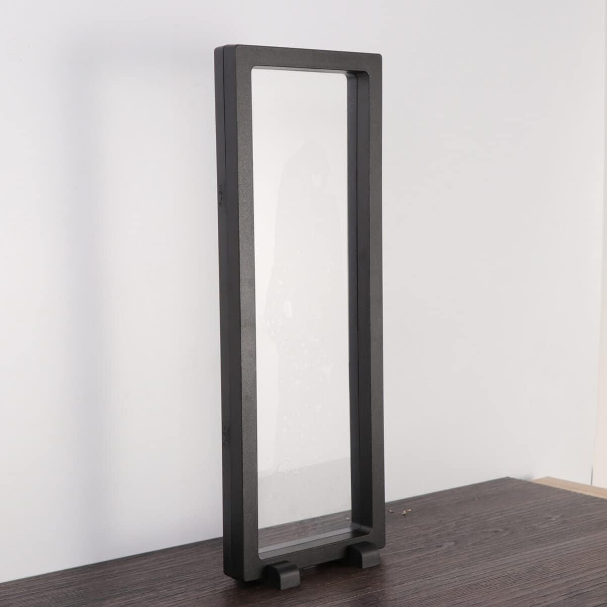 AOKWAWALIY 3D Floating Frame Shadow Box Display Case Coin Box Jewelry Display Show Case 11X30Cm (Black)