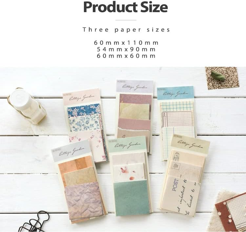 360 Sheets Vintage Scrapbook Paper, Journaling Scrapbooking Supplies Kit Aesthetic Decorative Craft Paper for Bullet Journals Junk Journal Planners image number 3