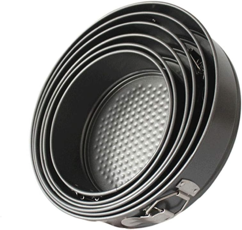 Springform Baking Tins Pan Nonstick Carbon Steel Cheesecake Pan Bakeware round Baking Tin, 20 Cm