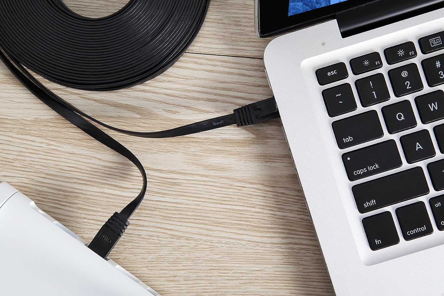 Cat6 Ethernet Cable 1M 2M 3Meter 5M 7M 10M 15M 20M 30M 45M 50M Flat Network Internet Cord with Clip (1Meter/ Black) image number 6