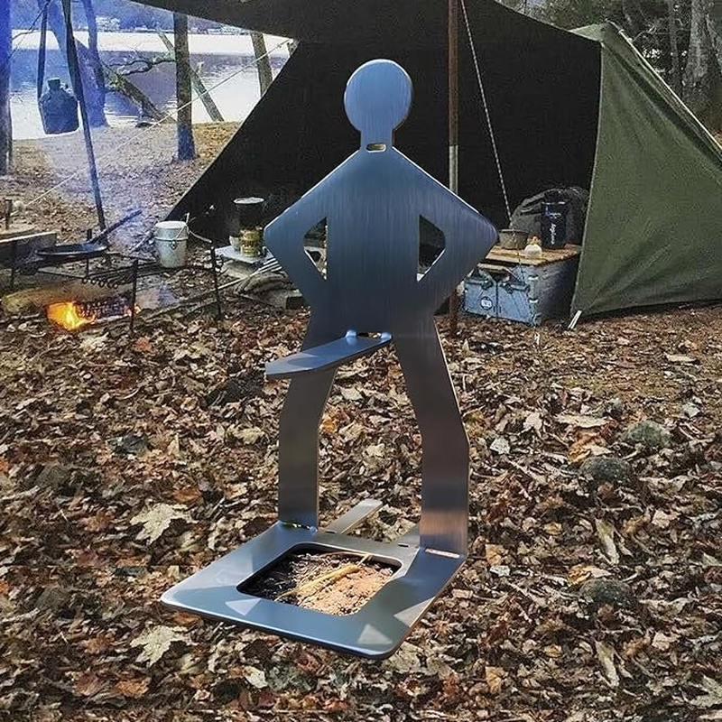 BBQ Sausage Holder Hot Dog Stand Holder Stainless Steel Barbecue Rack,Portable Hot Dog Grill Holder Barbecue Cookers Rack Grill Accessories (#4) - 4 image number 1