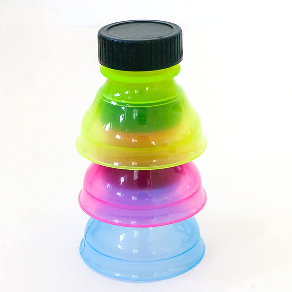 6 Pcs Soda Saver Bottle Top Cover Lid Beverage Can Cap Beer Sealing Protectors Reusable Pop Can Bottle Tops Lids image number 2