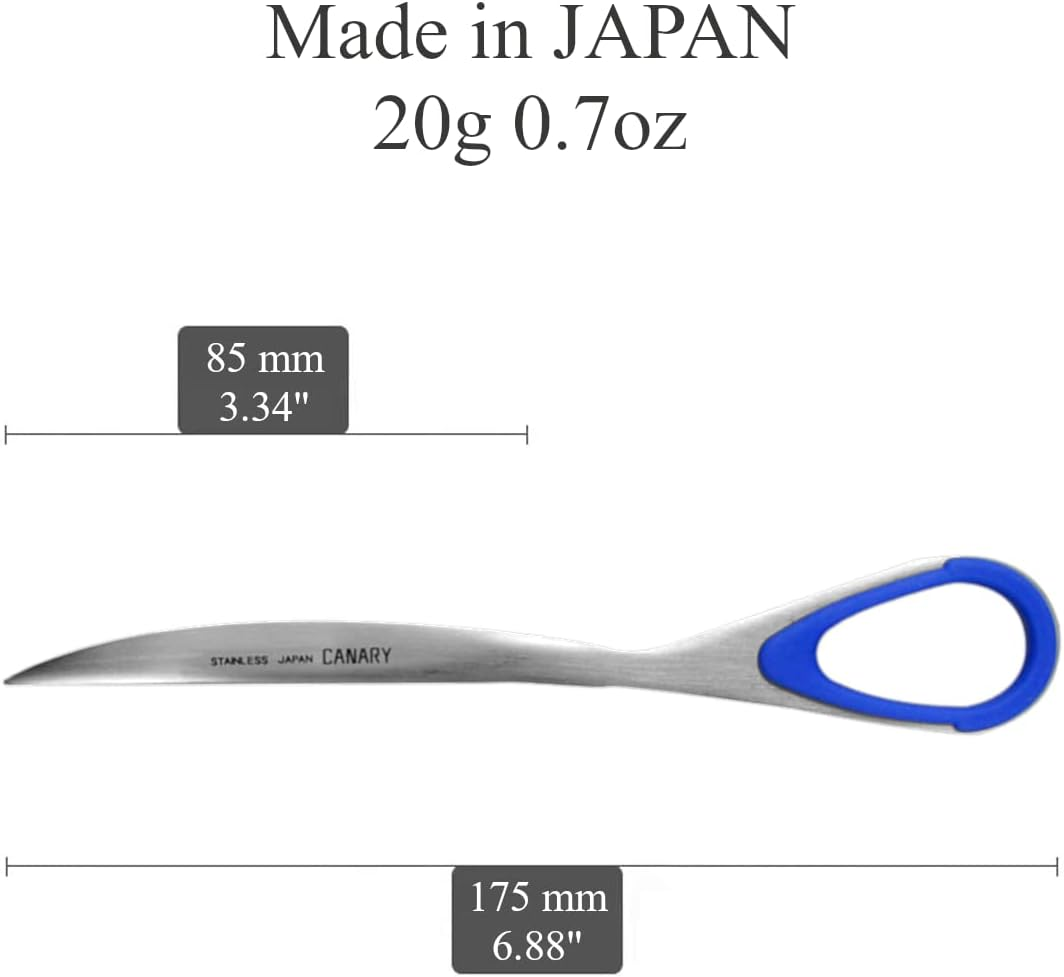 CANARY Japanese Letter Opener for Adult 6.8", Japanese Stainless Steel Blade, Envelope Opener Knife for Mail, Paper, Made in JAPAN image number 6