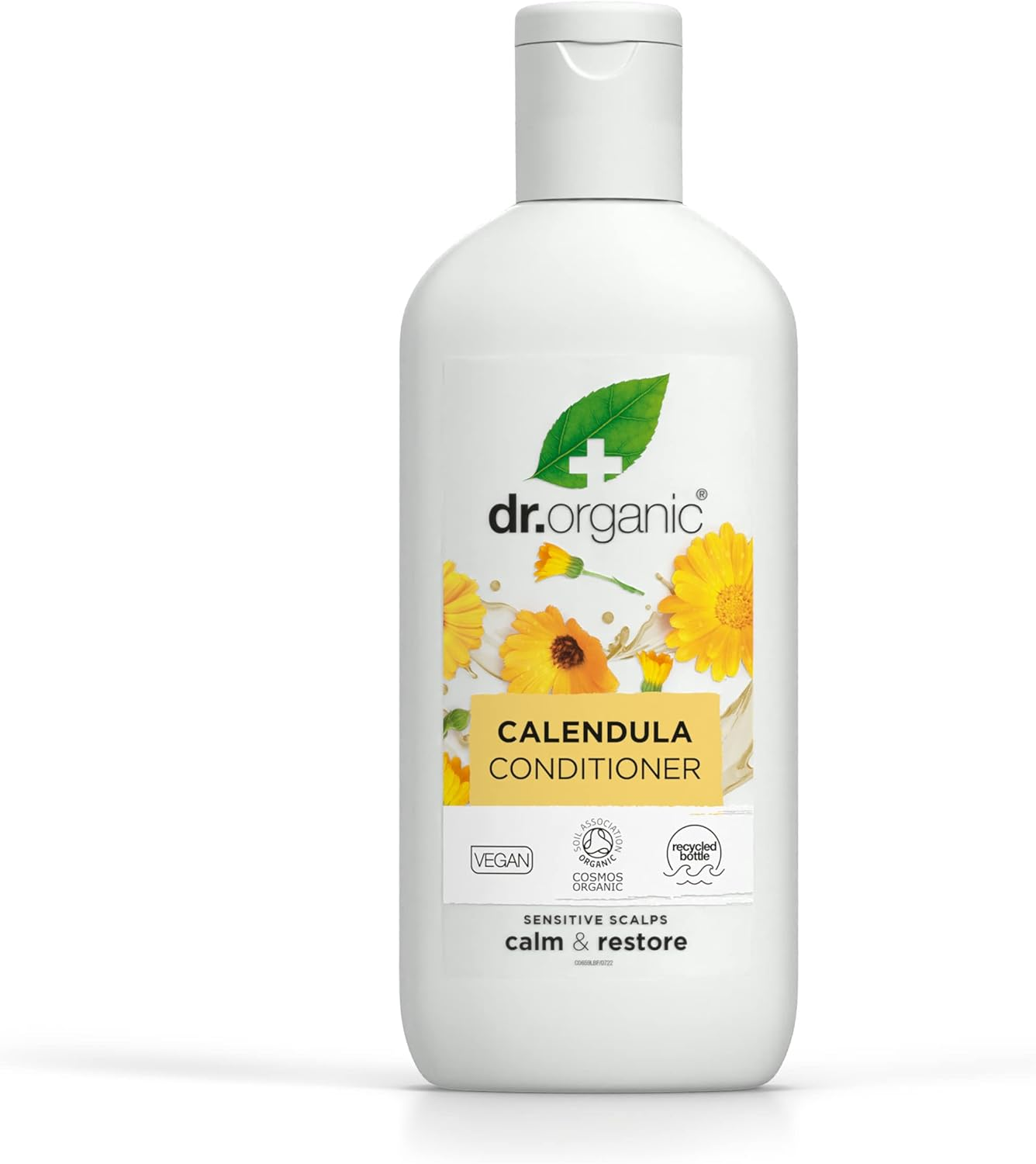 Dr Organic Calendula Conditioner, Fragrance Free, Sensitive Skin, Natural, Vegan, Cruelty-Free, Paraben & Sls-Free, Recyclable & Recycled, Certified Organic, 265 Ml, Packaging May Vary image number 1