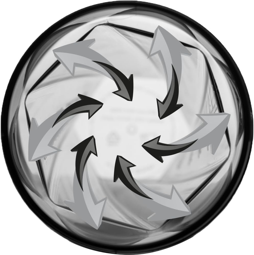 Helimix 2.0 Vortex Protein Shaker Bottle, 591 Ml (20 Oz) - Portable, Leakproof Travel Gym Bottle for Protein Shakes & Workout Smoothies - No Whisks, Clumps, & Batteries - Dishwasher Safe & BPA Free image number 2