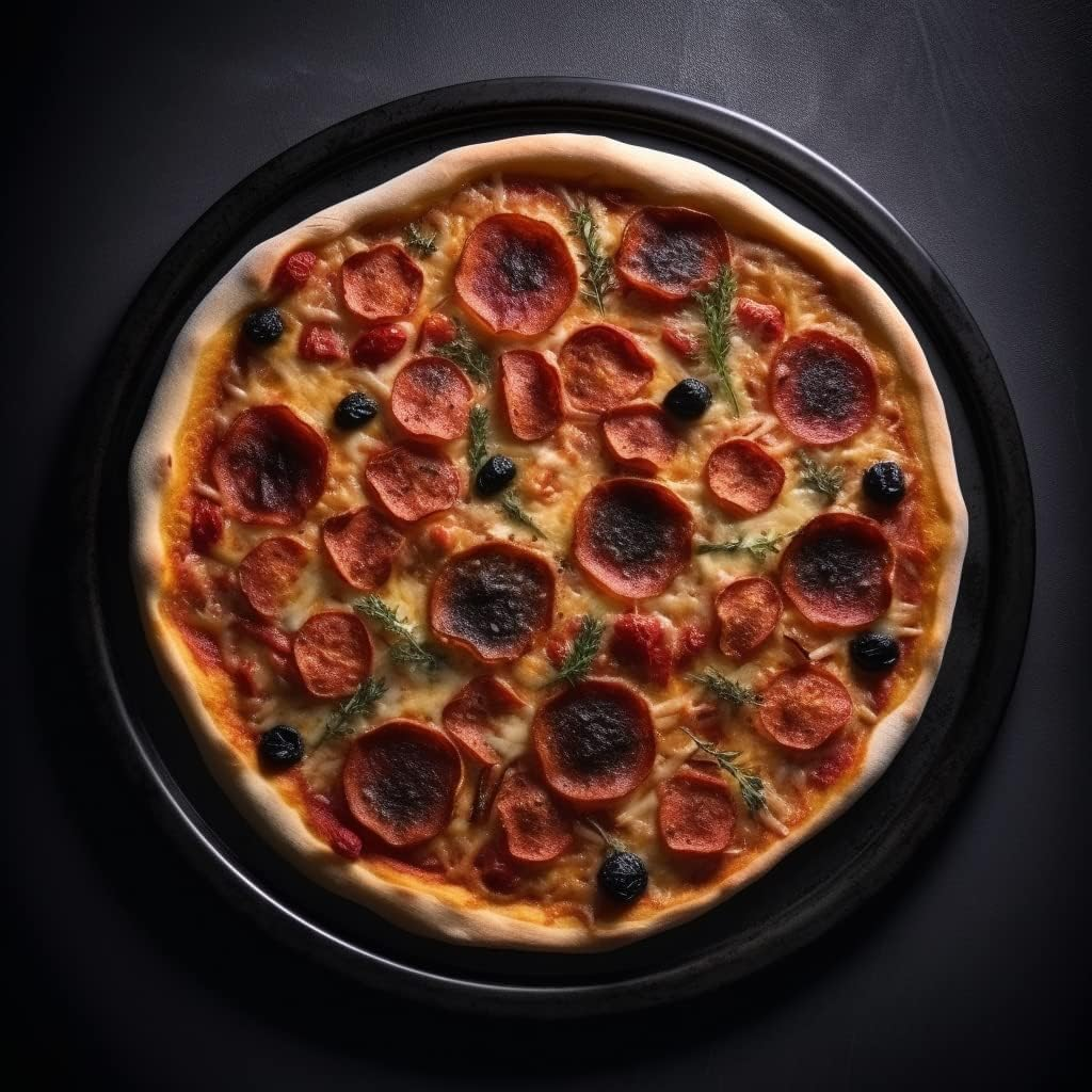 Dr. Oetker Tradition Enamel Cake/Pizza Tray - Premium Baking Tray 28 X 28 X 3 Cm, Heat Resistant, Durable & Versatile - Top Diameter 28 Cm image number 1