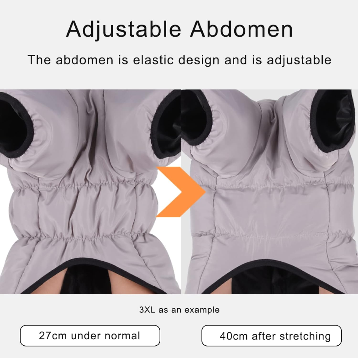 Outdoor Waterproof and Windproof Large Dog Coat Winter Warm Large Dog Clothes Coat French Bulldog Greyhound Vest Turtleneck Dog Coat,Black,6Xl image number 4