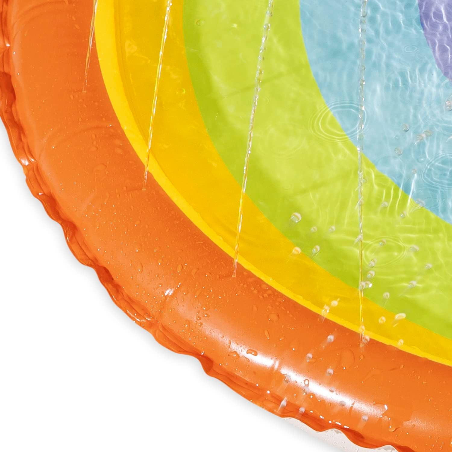 Funsicle 5 Ft Rainbow Funspray Kids Splash Mat with Sprayers for Above-Ground Pool image number 3
