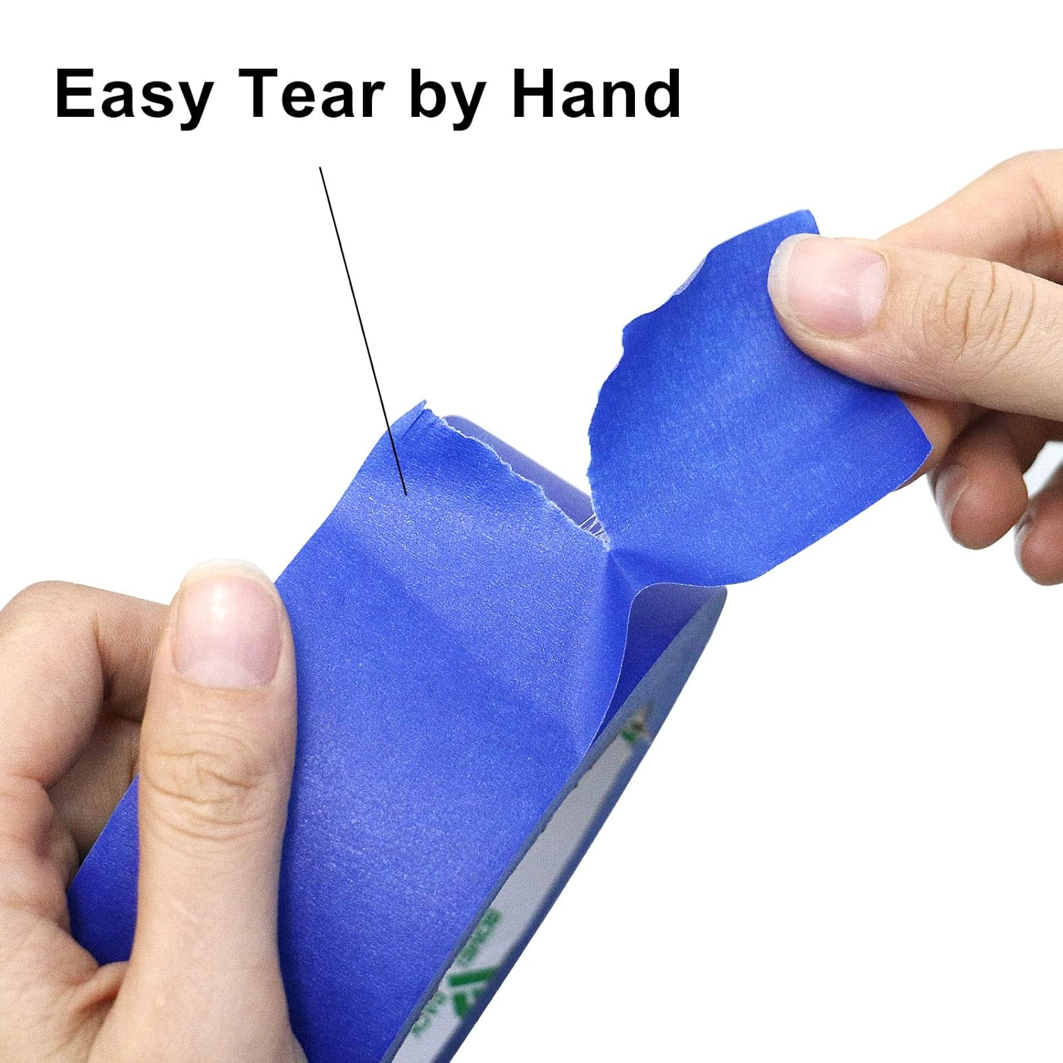 Blue Masking Tape Decorative Writable Blue Painters Tape for Arts & Crafts,2 Rolls Pack, 48Mm X 30M per Roll BOMEI PACK image number 4