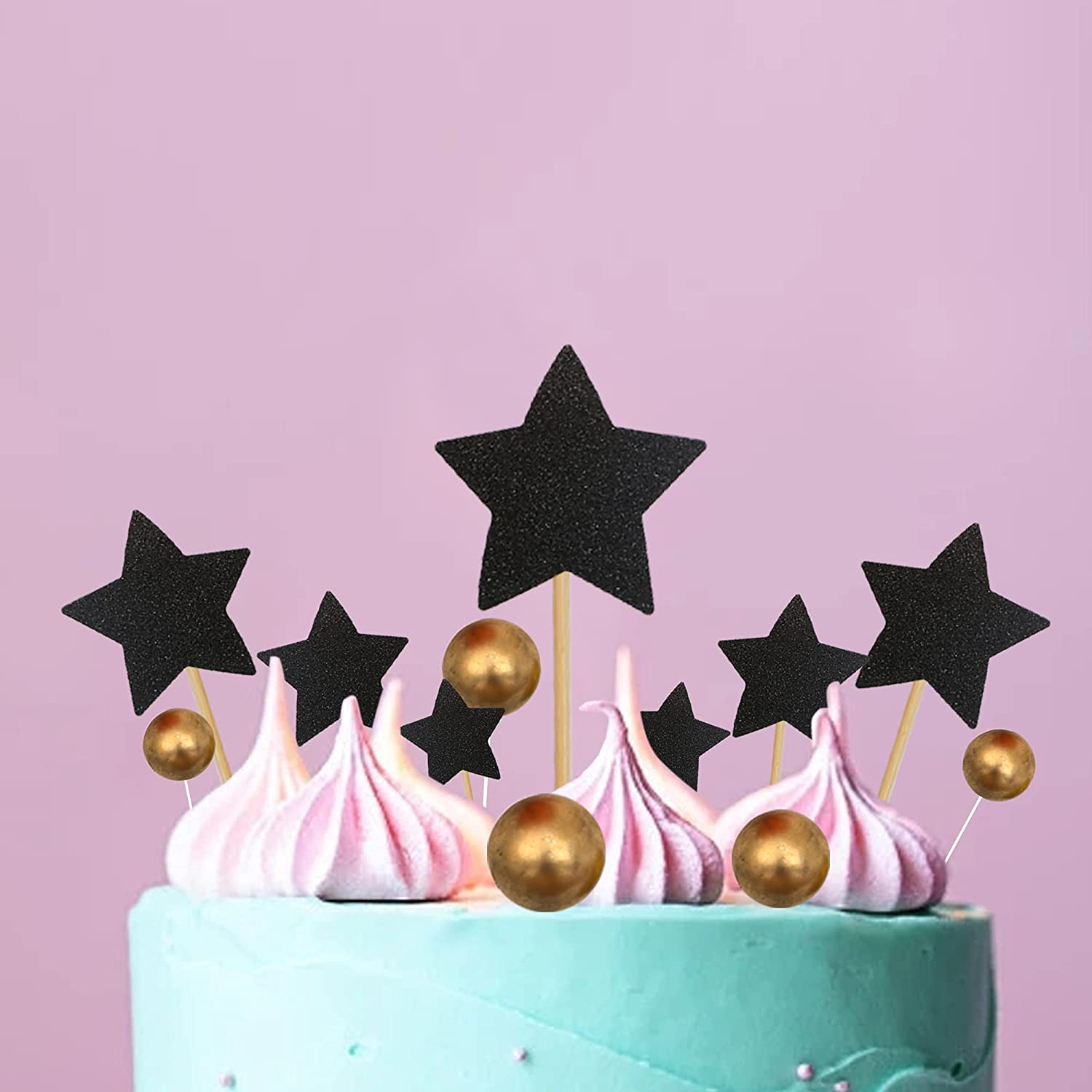 16 PCS Basketball Cake Toppers, Theme Cake Decoration for Boy Birthday Party Supplies image number 5