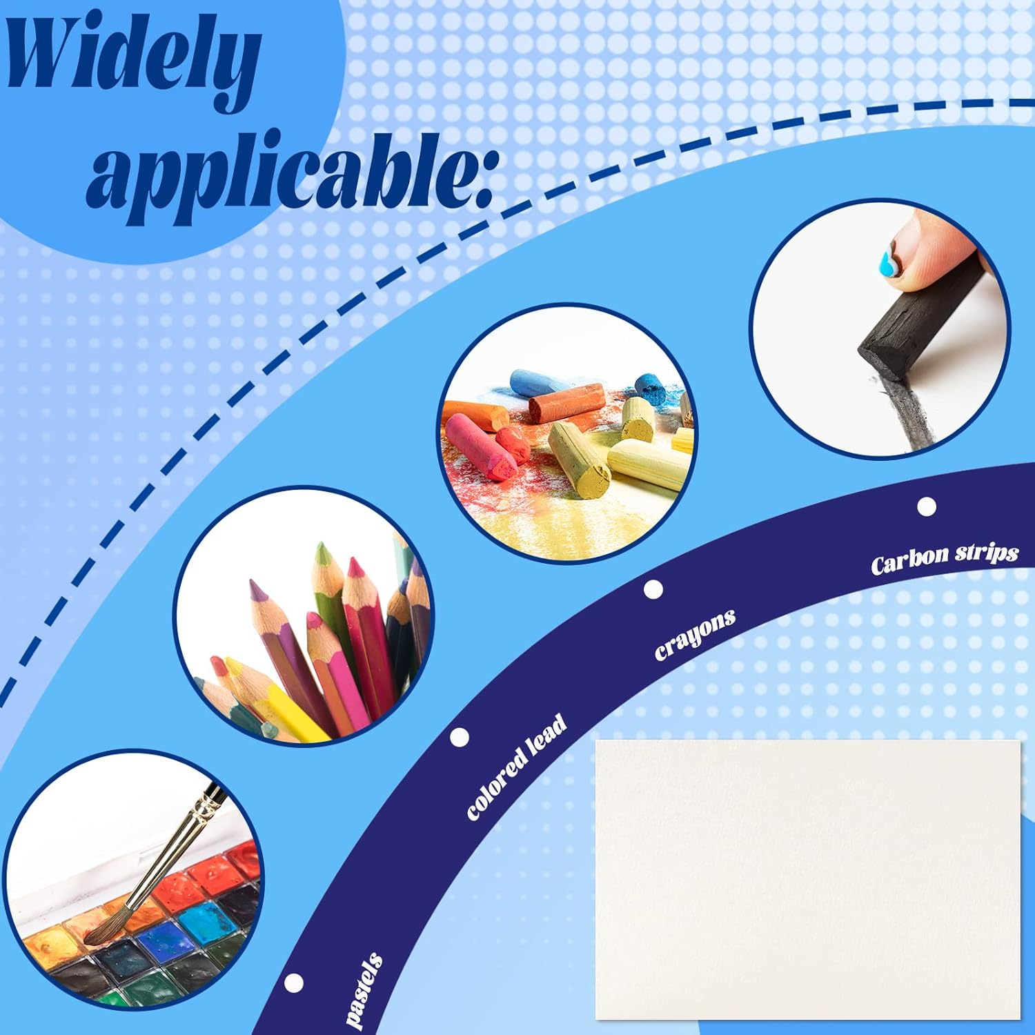 Fyess 120Pcs 100% Rag Cotton White Watercolor Paper 140Lb Heavyweight Paper Watercolor Paper Cards Cold Press Paper Bulk Watercolor Drawing Student Artist for Kids,5 X 7 Inch image number 5