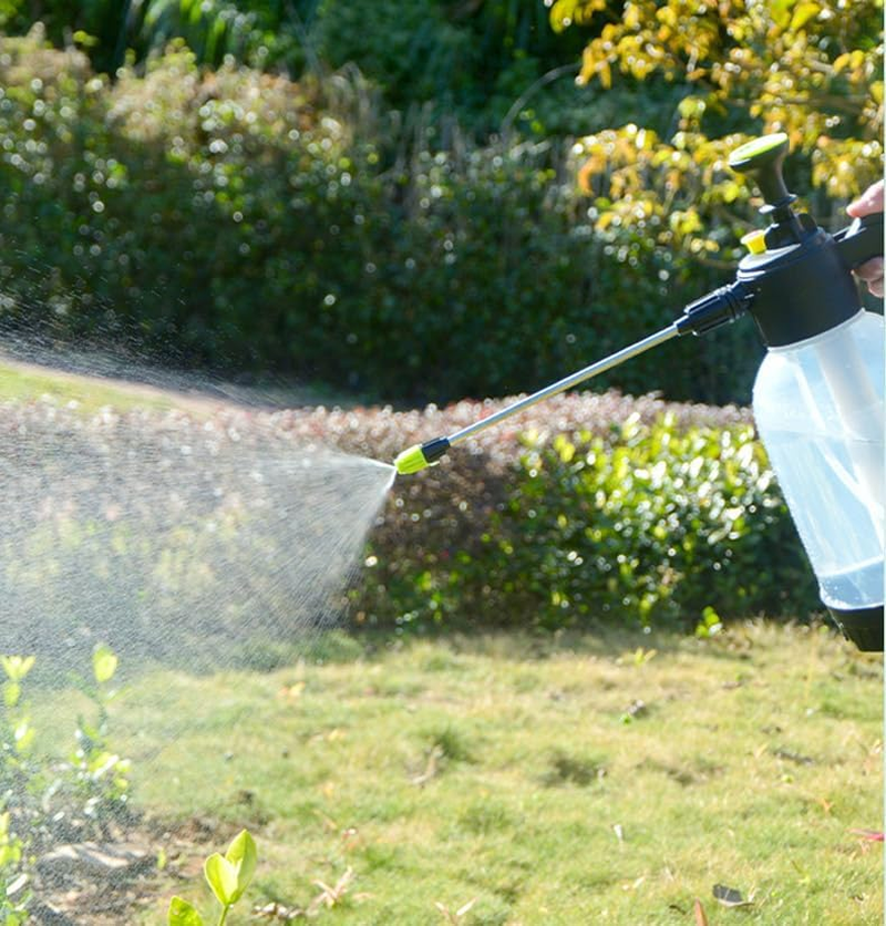 2L Fine Mist Spray Bottle, Hand Held Garden Sprayer Pump Pressure Water Sprayers, Empty Water Sprayer Watering Can with Adjustable Nozzle for Indoor and Outdoor Gardening and Home Cleaning