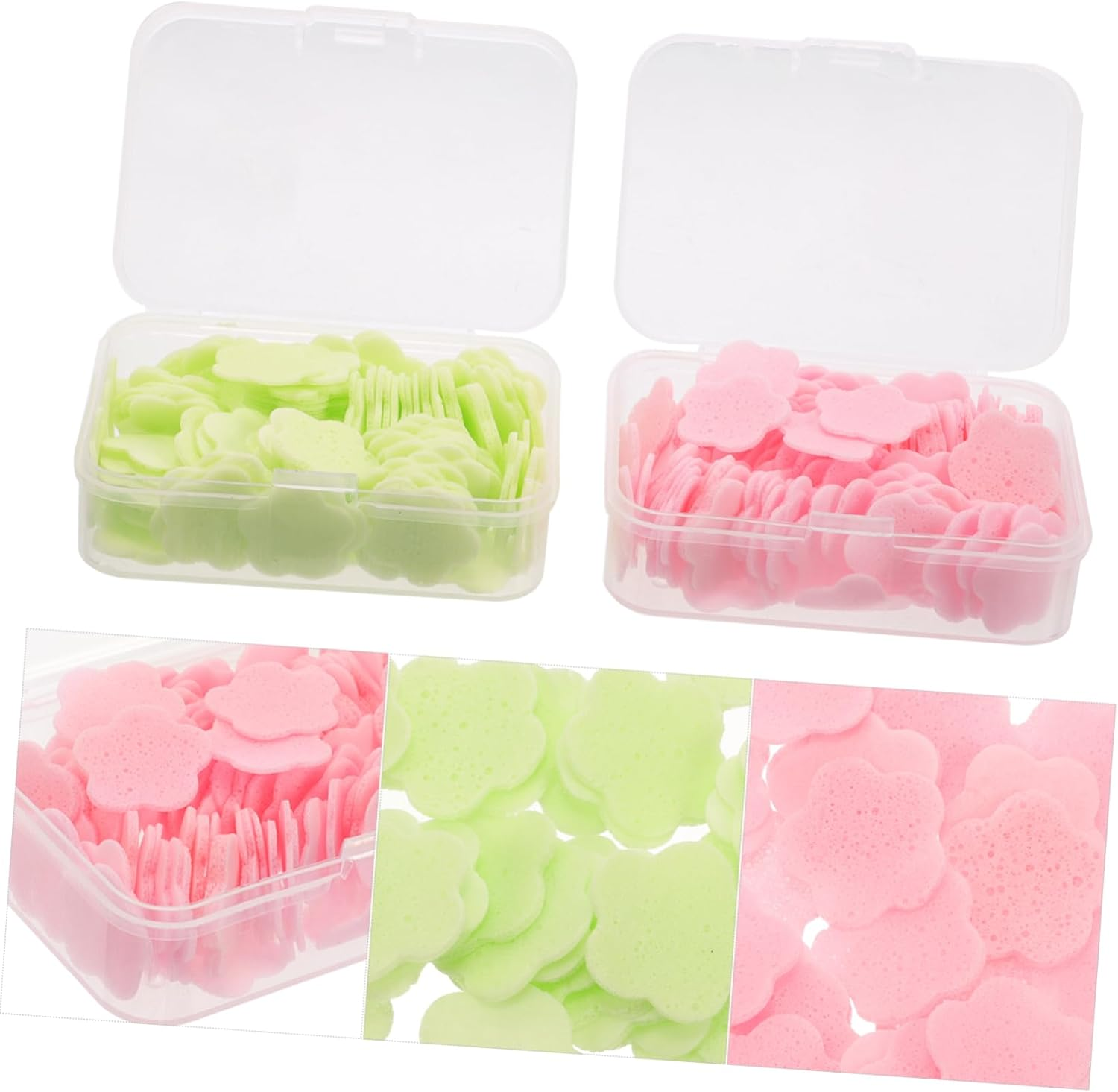 Soap Sheets Portable Travel Soap Slices for Camping Bulk Hand Wash for Outdoor Activities image number 5