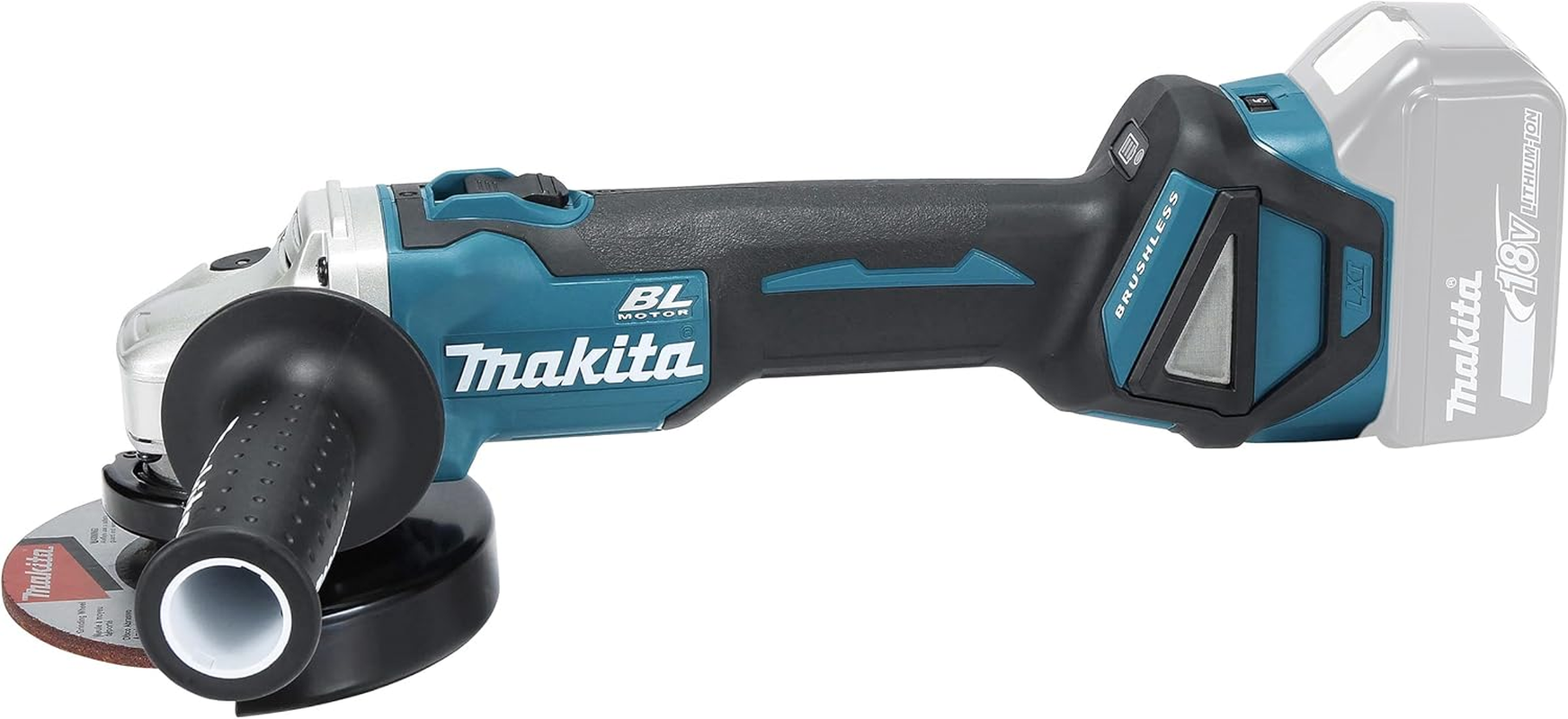 Makita 18V Brushless Angle Grinder with Slide Switch, 125 Mm image number 5
