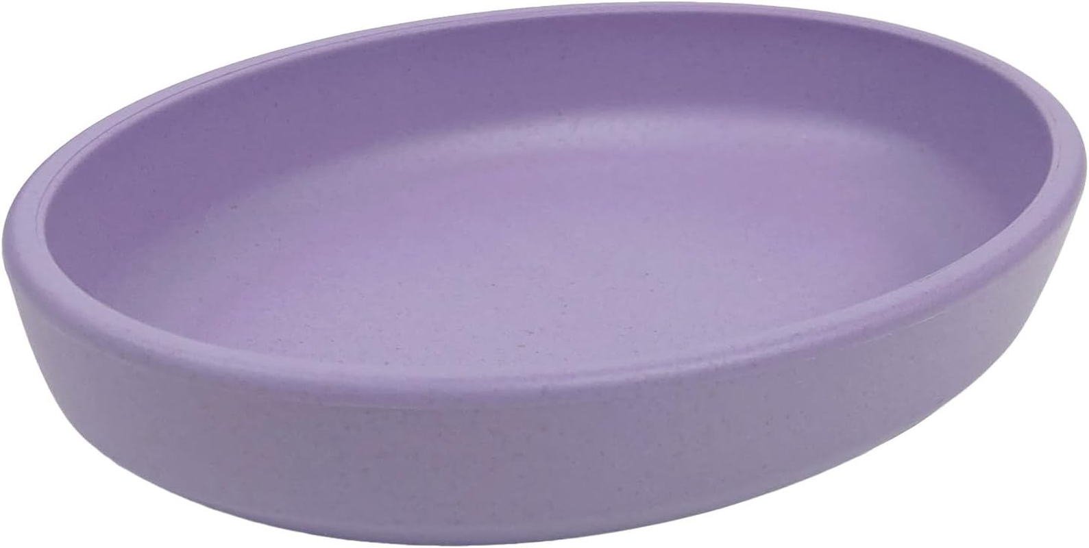 Cattitude Cat Saucer Wheat Straw Lilac 184Ml, Purple - Cat Bowl, Eco-Friendly, Bpa-Free & Phthalate-Free, Non-Slip Base, Dishwasher-Safe, Microwave Safe
