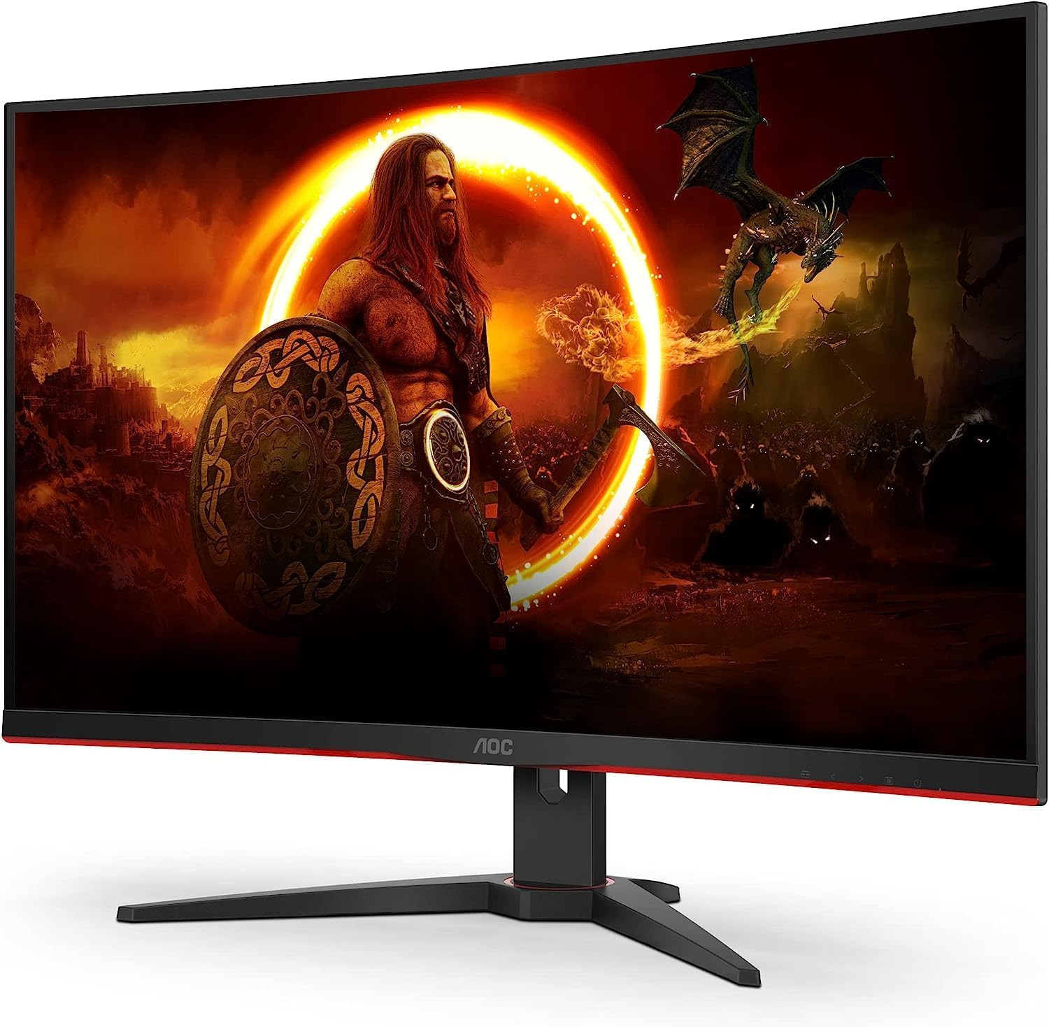 Aoc C32G2ZE 31.5 Inches 1920 X 1080 IPS Ultra Narrow Border Gaming Monitor image number 4
