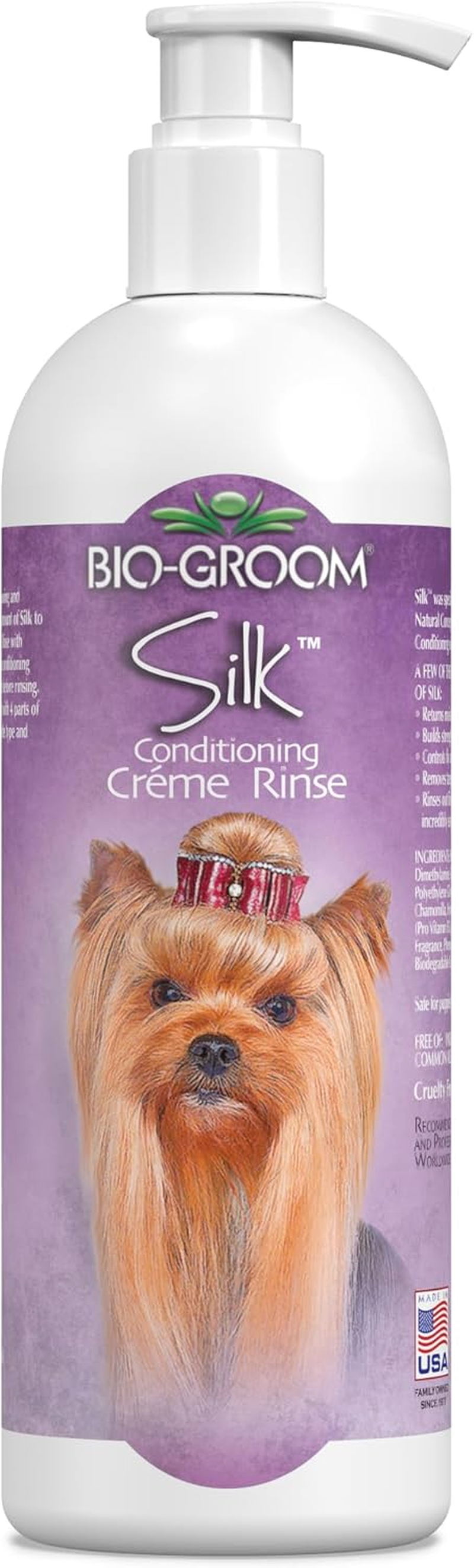 Bio-Groom Silk Cr&egrave;me Rinse Conditioner 355Ml, 12-Ounce - 32 Ounces