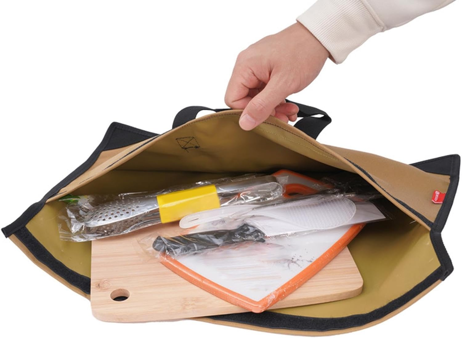 Kokiya Camping Tote Bag Handbag Cookware Organizer for Barbecue Boating Backpacking image number 2