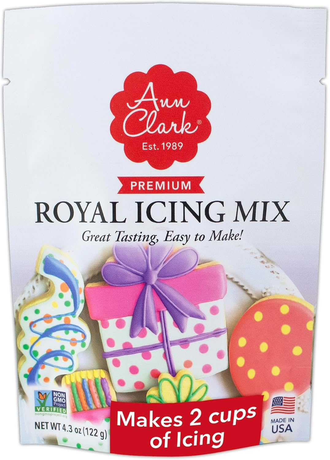 Ann Clark Royal Icing Mix Makes 2 Cups (16 Oz) of Cookie Icing image number 3