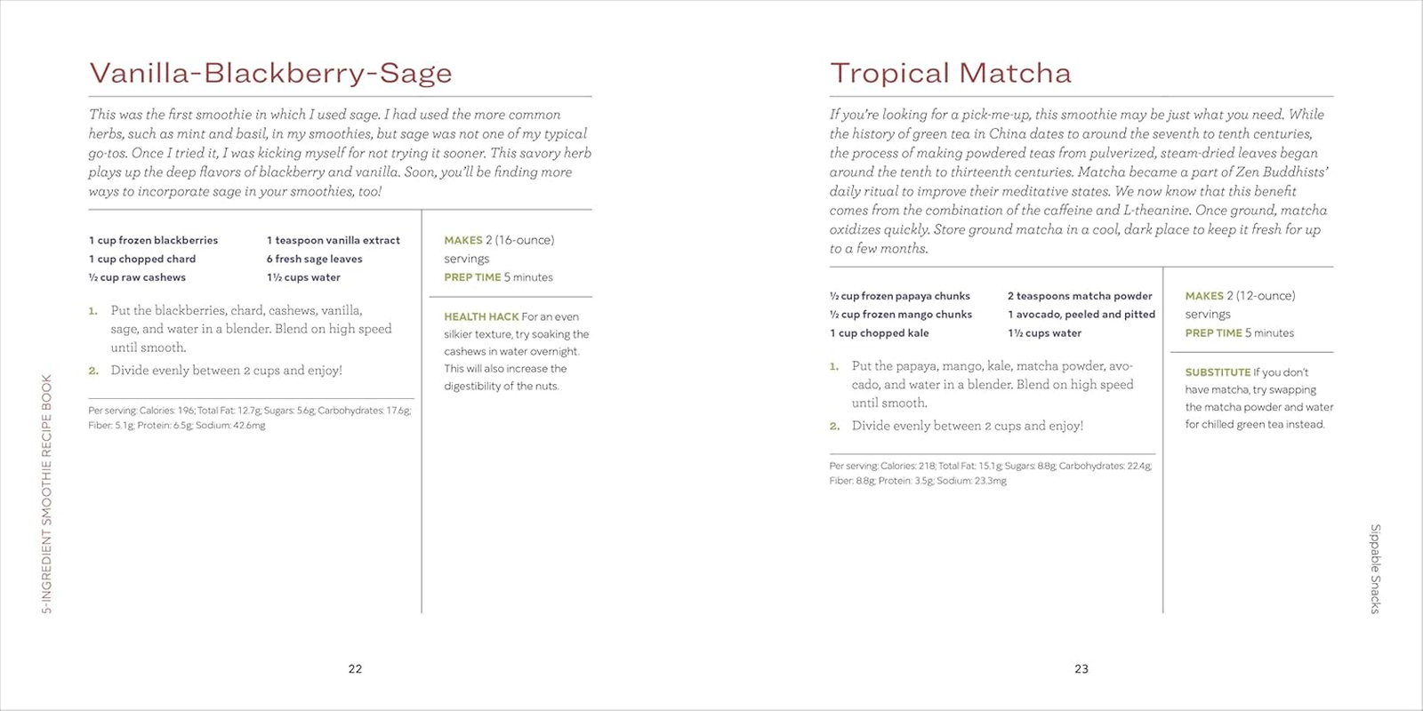 5-Ingredient Smoothie Recipe Book: 100 Nutrient-Packed Smoothies