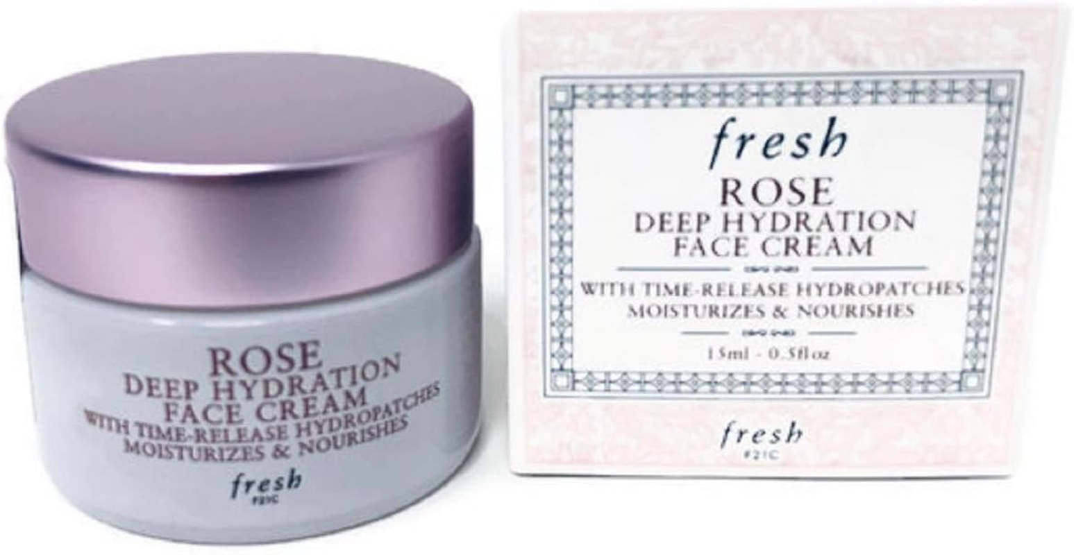 Fresh Rose Deep Hydration Face Cream for Women 1.6 Oz Cream