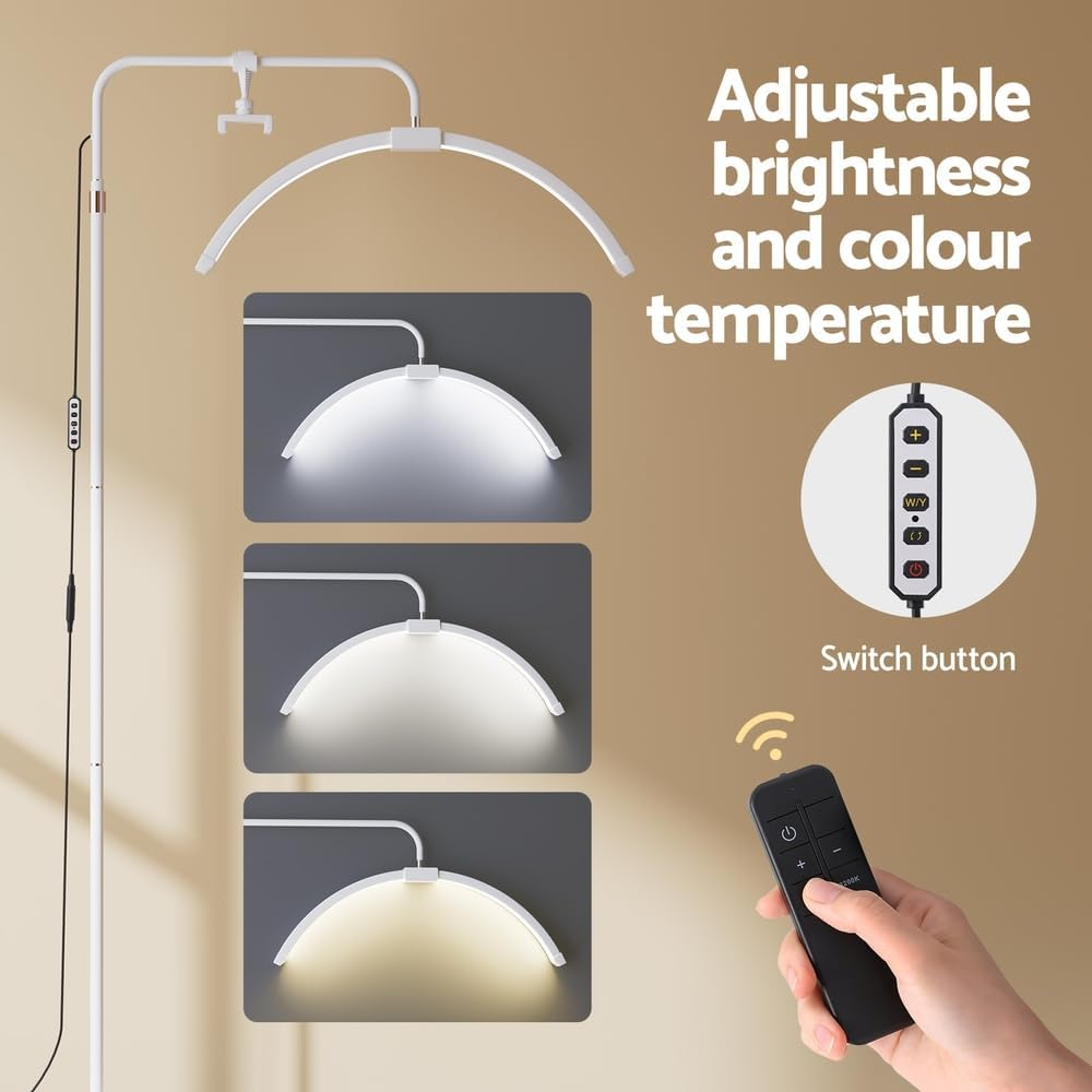 Embellir LED Beauty Light Half Moon Lamp Makeup Tattoo Eyelash Extensions Salon image number 2