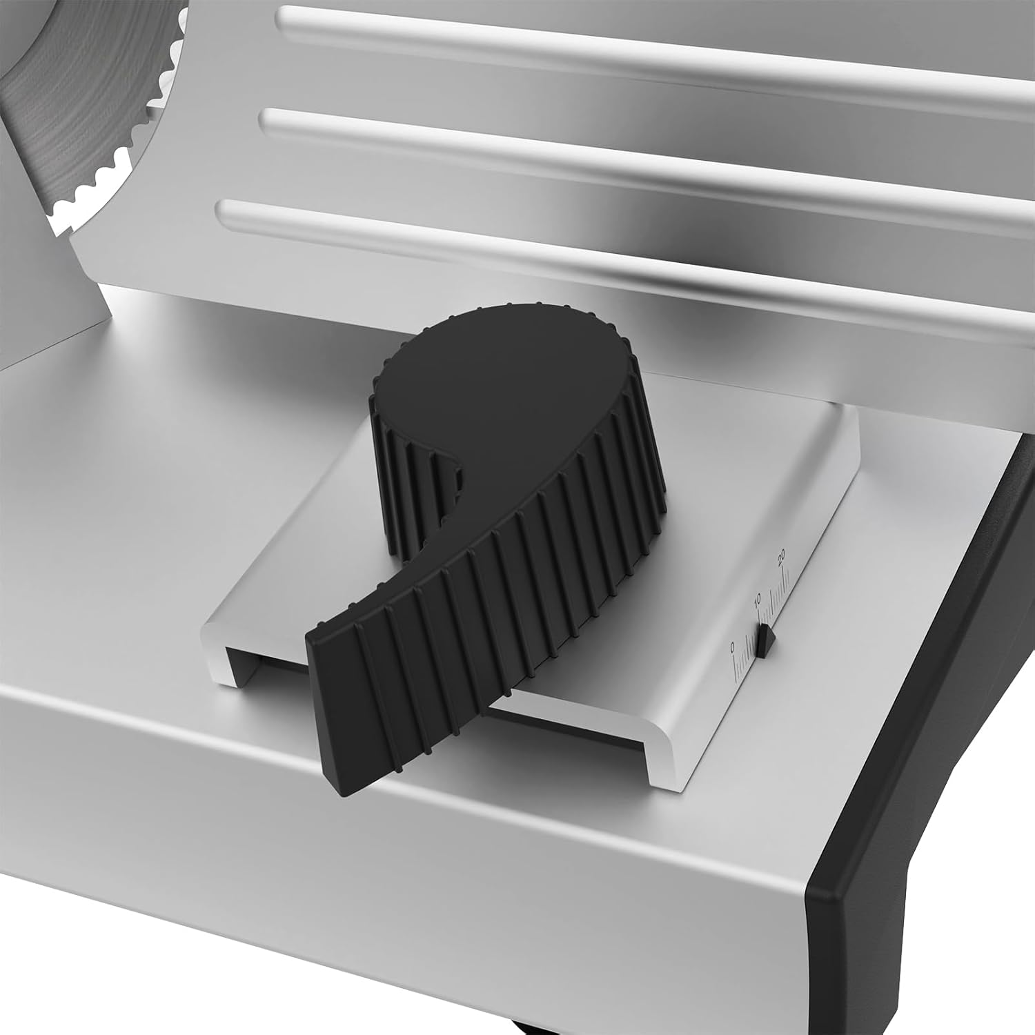 Cobuy Electric Deli Food Slicer, 250W Slicer Machine with Adjustable Thickness Two 8.6" Removable Stainless Steel Blades for Meat, Cheese, Bread | 90RPM