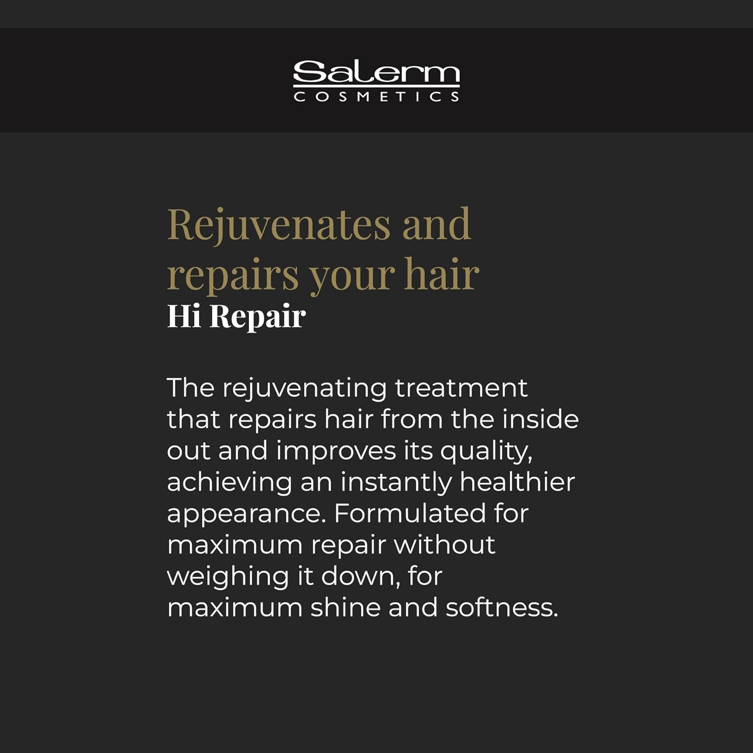 Salerm Cosmetics Hi-Repair Shampoo 1000Ml image number 5