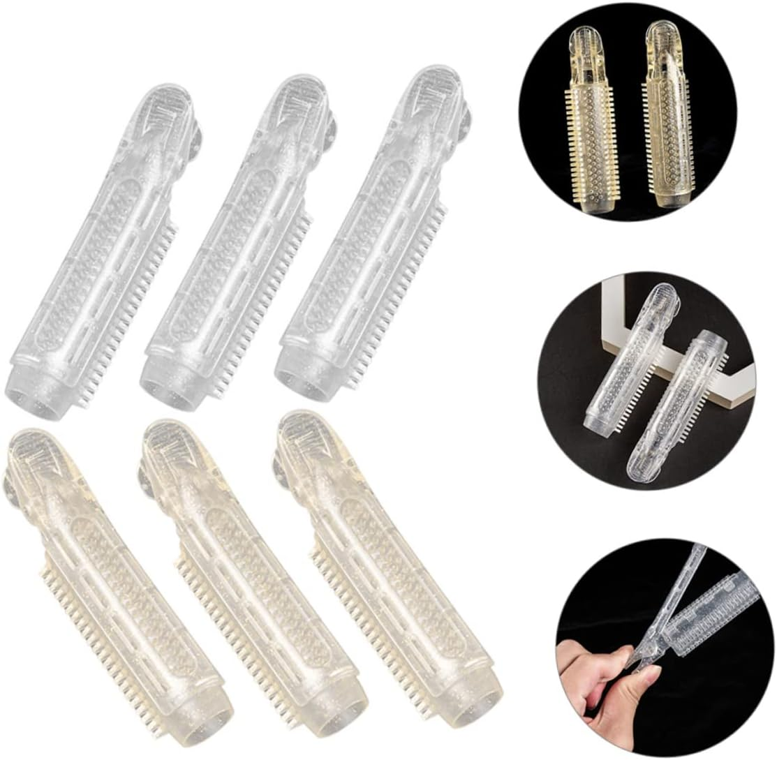 Healeved 6Pcs Hair Volume Clip for Bangs Roots Styling Hair Rollers Easy to Use Great for Women image number 4